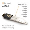 KitchenArt Professional Series Tablespoon, Champagne Satin Measuring Spoon, Adjustable from