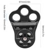 30KN Hitch Climber Pulley Rescue Equipment Dual Bearing for Rigging