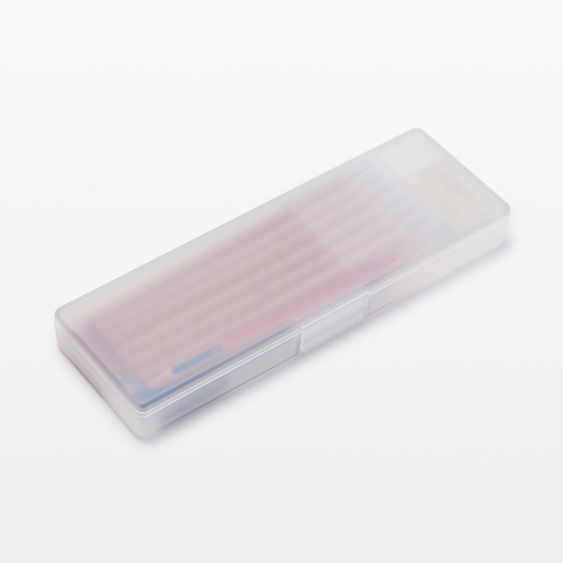 MUJI 44903148 Polypropylene Pencil Case, Approx. Width 8.9 x Depth