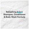 Suave Kids 3 in 1 Shampoo Conditioner Body Wash For