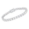 Gem's Beauty tennis bracelets for women men silver tennis bracelet