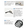 CAMPINGMOON Propane Torch w/ 4.6Ft Hose & Hook CGA600 Interface