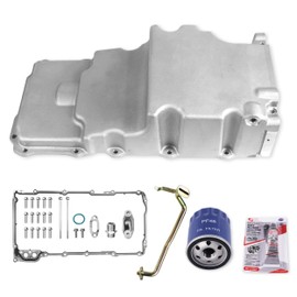 Haytalras 302-2 LS Swap Oil Pan Filte Kit Retrofit Compatible with Chevy Ventura Omega Camaro Nova F-body G-body 1964-1992 LS1 LS2 LS3 LS6 5.3L 5.7L 6.0L 6.5L V8 Engines with oil filter/sealant