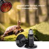 POFET Reptile Heat Lamp 200 W with a Digital Thermometer,