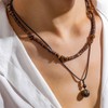 Puka Shell Necklace Men Seashell Choker necklaces for Men Beaded