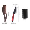 3PC Stainless Steel Fine Tooth Dandruff Remover Comb - Scalp