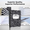 Rosmonde Composition Notebook Wide Ruled 5 Pack, 200 Pages (100