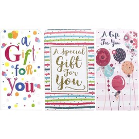 6X Money Wallet Gift Voucher Cards Multipack 3 Designs