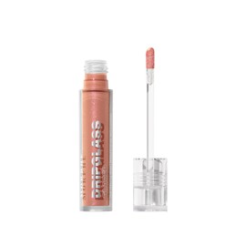 Morphe Dripglass Glazed High Shine Lip Gloss - Glide On Juicy, Semi-Sheer & Nourishing Lip Color - Buildable Formula Infused with Plant-Derived Squalane & Vitamin E - Beige Beam (0.13 oz)