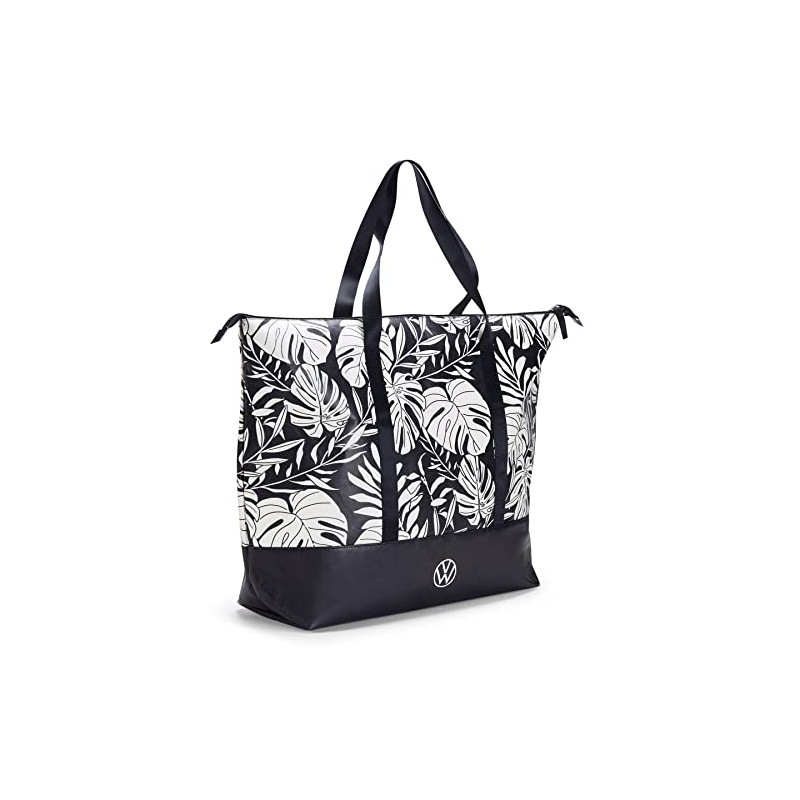 Volkswagen 1H4087317A Beach Bag Black / White with VW Logo
