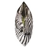 Wild Safari Animal Gifts Zebra Pattern Throw Pillow, 18x18, Multicolor