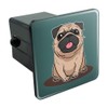 GRAPHICS & MORE Pug Sticking Out Tongue Tow Trailer Hitch