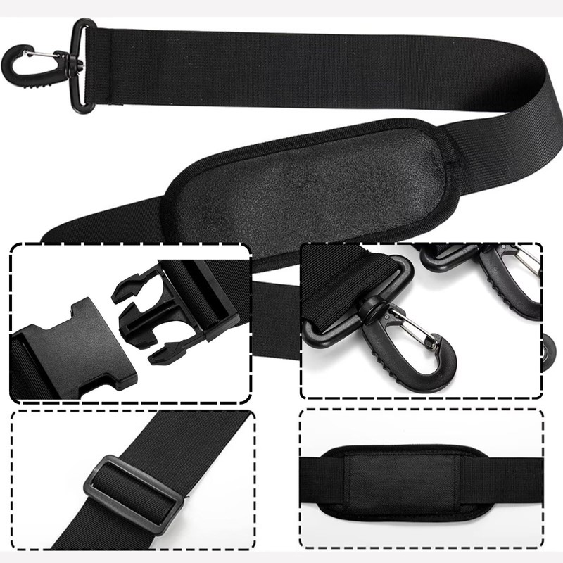 runrayay Black Paddleboard Carry Strap, Adjustable Heavy Duty Shoulder Strap