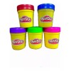 Vaso 6 Vaso De Colores En Forma De Play Do