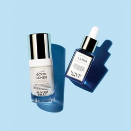Sunday Riley Power Couple Total Transformation Kit with Good Genes and Luna Oil
