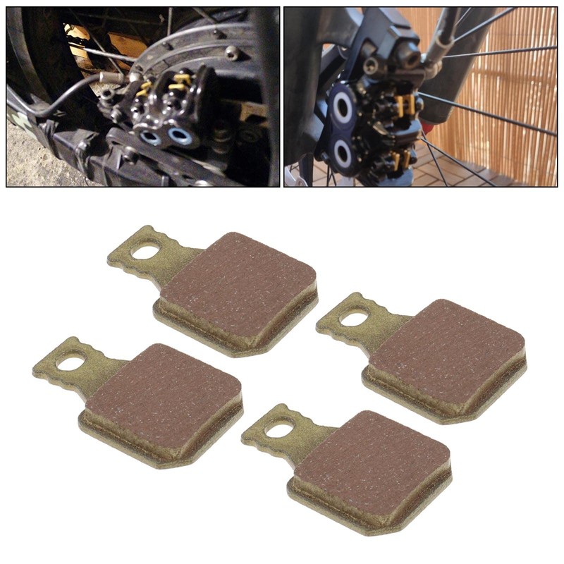 eMagTech 4 Pairs Bicycle Disc Brake Pads Compatible with Magura
