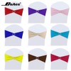 100PCS Wedding Chair Decorations Stretch Chair Bows and Sashes for