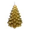 Vela Dorada Pino De Navidad Abundancia Decorativa Regalo Dorado Pino