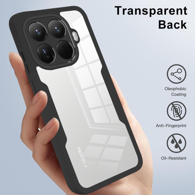 MRRSIWEI for Xiaomi 17 Case with Screen Protector.Full Green