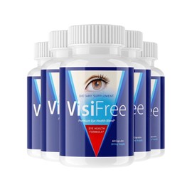 Vision 5-Pack VisiFree Premium Eye Health Supplement, Supports Healthy Vision(300 Caps)