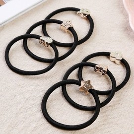 Women's Hair Ties Hair Ties 10P Hair Rubber Bands Hair (WFIZU02) / 여성머리끈 머리끈 10P 헤어고무줄 고무줄 머 (WFIZU02)