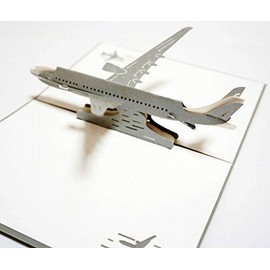 Happiest Birthday 3D Message Card Pop Up Greeting Card (Airplane)