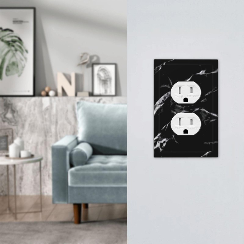 Natural Modern Abstract Black White Grey Gray Marble Art Texture