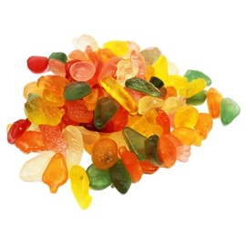 Fruchtgummi Minifrüchte Mix Zuckerfrei süße Minifrüchte ohne Zucker 175g