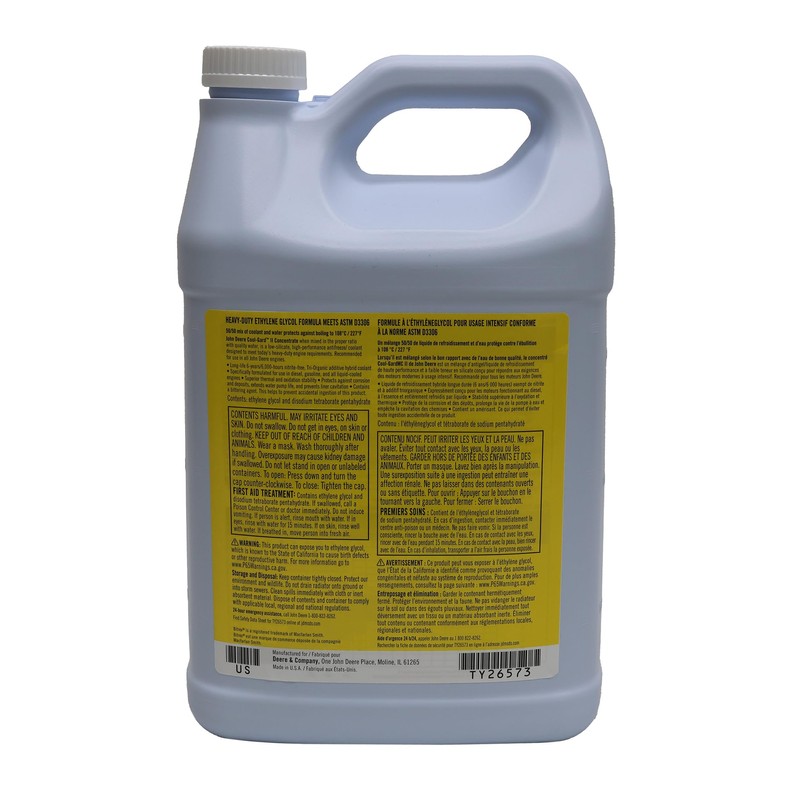 John Deere Original Equipment (3 GALLONS) Cool-Gard II Concentrate -