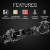 LeMotech 50 Pack NPT 3/4" Cable Glands Waterproof Adjustable 12.5-18mm
