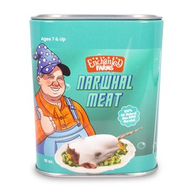 Canned Meat Narwhal Plush Toy Exclusive | Cute Plushies and Soft Stuffed Animals, Room Decor Essentials | Funny Party Gags, Surprise Toy for Jokes, Hilarious Imaginative Playtime for Adults and Kids