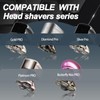 OXSITO 3Pack Pro 4 Shaver Replacement Heads for Gold PRO,