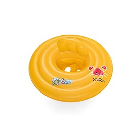Bestway Flotador de natación inflable para bebés  Flotador inflable redondo de 3 anillos para niños y niñas, edades de 0 a 12 meses                   