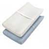 Babebay Changing Pad Cover, Ultra Soft Minky Dots Plush Changing