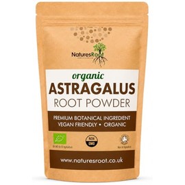 Natures Root Organic Astragalus Root Powder - 500g Herbal Supplement | Single Pack - Boosts Vitality, Promotes Healing, Reduces Fatigue, Aids Digestion