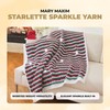 Mary Maxim Starlette Sparkle Yarn, 4 Medium Worsted Weight Yarn