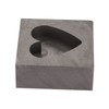Graphite Mold Heart Shape Graphite Casting Ingot Mould for Gold