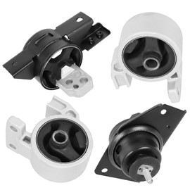 Pexulys 4PCS Engine Motor Mount & Transmission Mount Set, for Hyundai Accent 2006-2011, for Kia Rio/Rio5 L4 1.6L DOHC, Replace OE# A7164, A7159, A7152, A7136, 9309, 9324, 9310, 9308