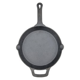 WINCO Cast Iron Skillet, Black