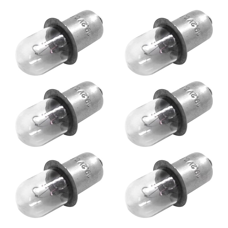 HaeKap 6Pcs New Replacement Xenon Bulbs for Craftsman 19.2v Cordless