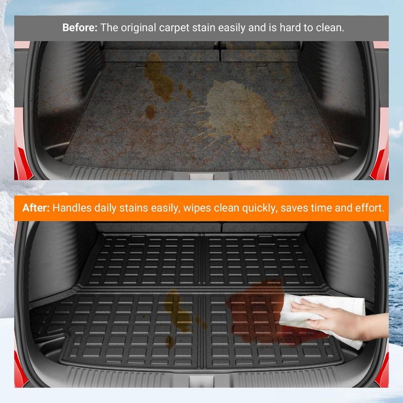powoq Cargo Liner Compatible with 2023-2026 Honda HRV Car Trunk