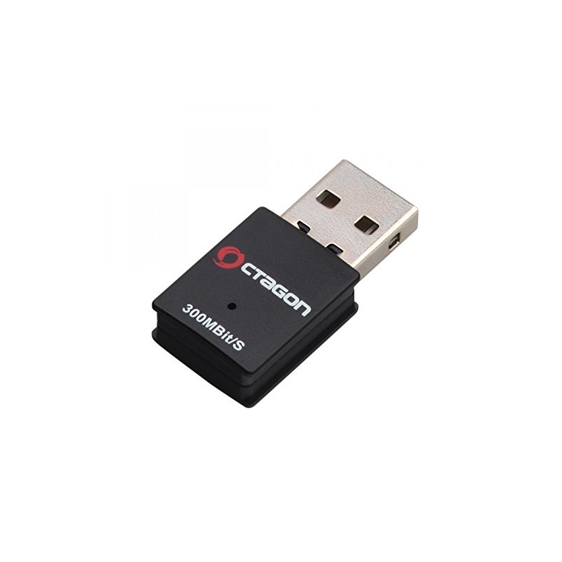 Octagon 300Mbit/s WL018 Wireless Stick Black For Linux E2 Receiver