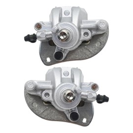 Vkinman 3B4-2580V-11-00 2Pcs Brake Caliper Rear Left & Right Side with Pads Replacement for Yamaha ATV Grizzly 550 YFM550 2009-2014 Grizzly 700 YFM700 2007-2020