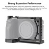 Camera Cage with Cold Shoe Interface Anti Slip Gasket Aluminum