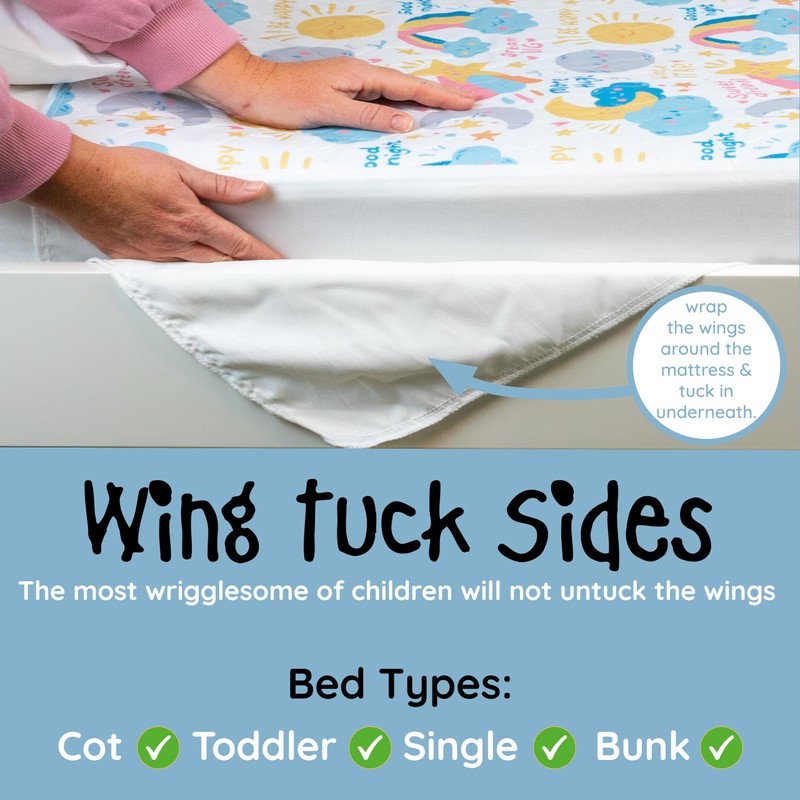 Bedwetz Potty Training Bed Pads, Waterproof Mattress Pad Protector for