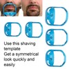 Goatee Template, Set of 5 Sizes Beard Shaping Tool, Beard