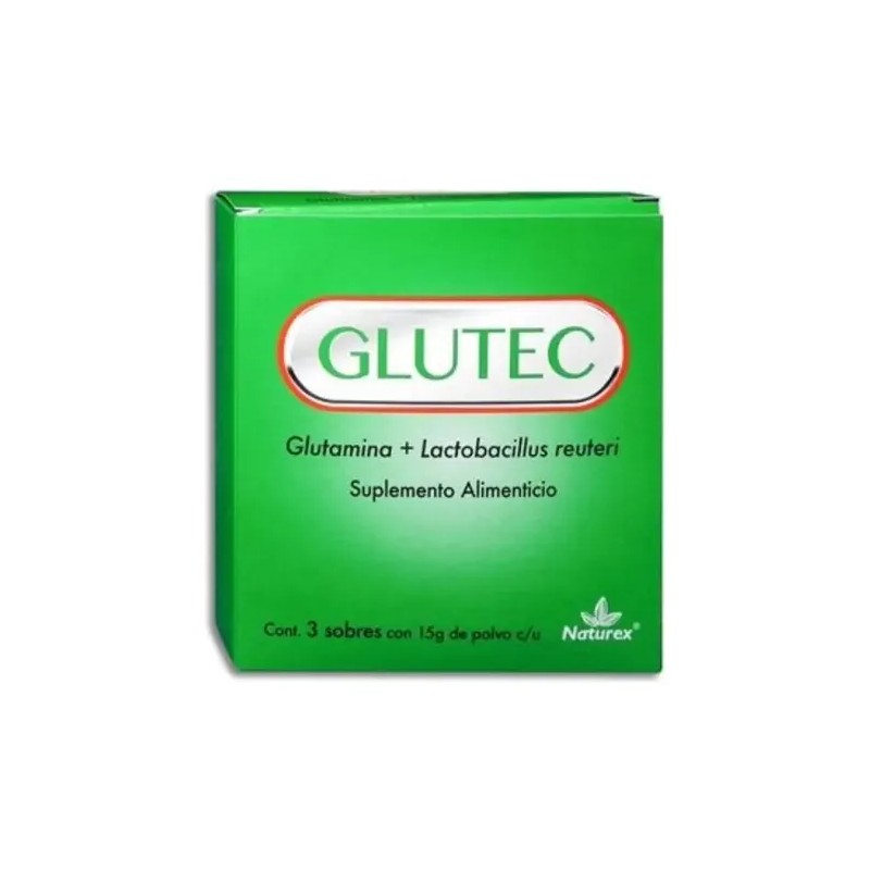 Glutec ( Glutamina Lactobacillus ) Caja C3 Sobres Naturex