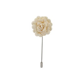Knighthood Off-White Bunch Flower Lapel Pin Badge Coat Suit Wedding Gift Party Shirt Collar Accessories Brooch for Men