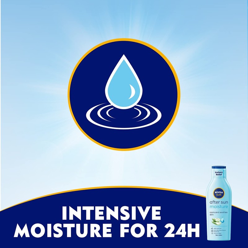 Nivea Sun After Sun Moisture Moisturising Soothing Lotion, 200ml