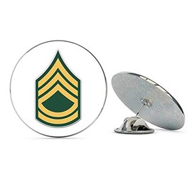 NYC Jewelers US Army Sergeant First Class Rank Metal 0.75" Lapel Hat Pin Tie Tack Pinback